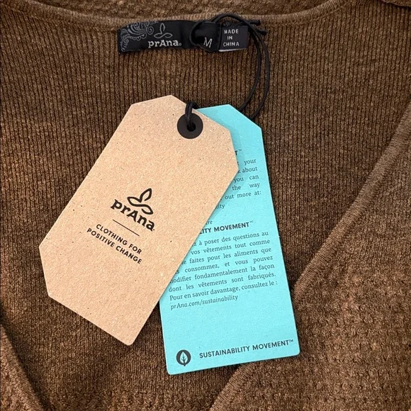 NWT Prana Bryce Bluff Dress in Dark Camel - Picture 7 of 10